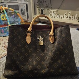 Louis Vuitton Brown Monogram Tote Bag